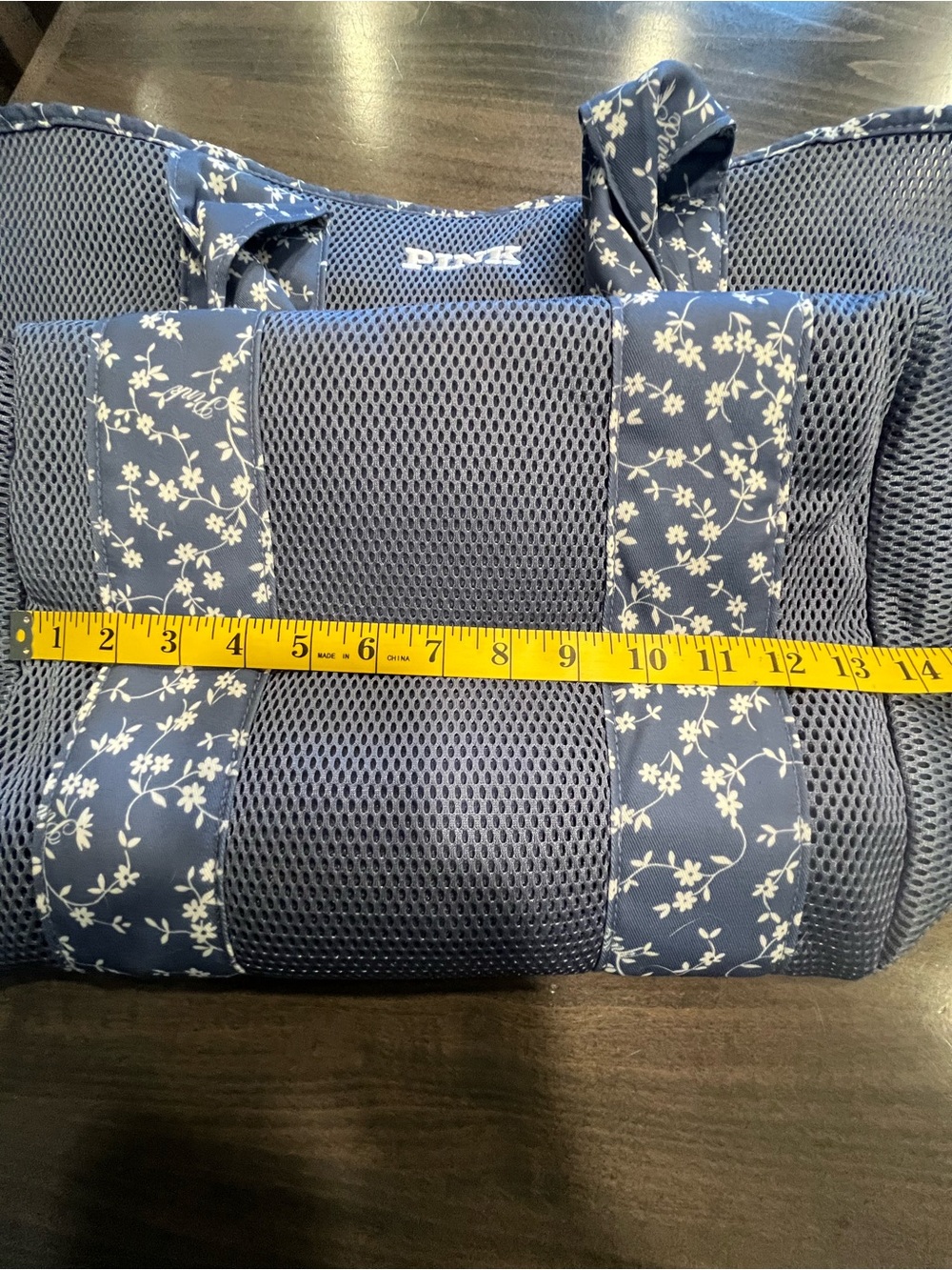 Pink by Victoria Secret 
Mesh Bag
Blue with White Flowers - Picture 7 of 9